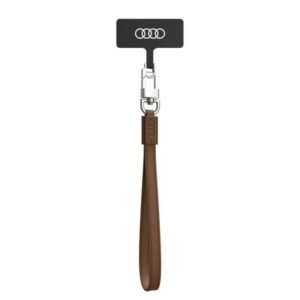 Audi universali virvelė telefonui 28cm 10mm Leather rudos spalvos AU-HSLSL-GT/D1-BN - Image 1