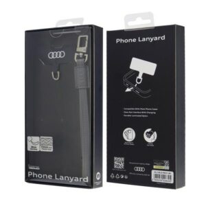 Audi universali virvelė telefonui 28cm 10mm Leather pilkos spalvos AU-HSLSL-GT/D1-GY - Image 3