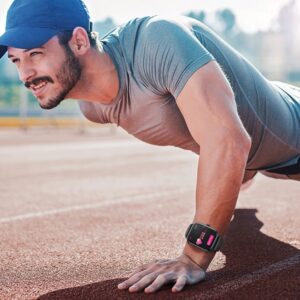 Išmanusis laikrodis AWEI SmartWatch H21 2,01" juodos spalvos - Image 5