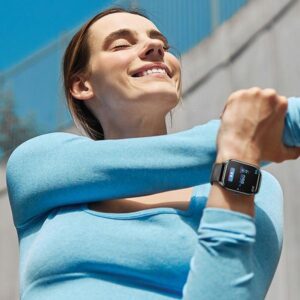 Išmanusis laikrodis AWEI SmartWatch H21 2,01" juodos spalvos - Image 7