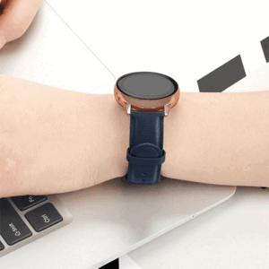 Beline apyrankė Watch 20mm Elegance mėlynos spalvos - Image 3