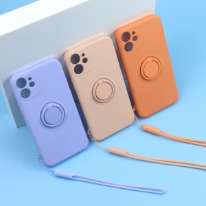 Beline Silikoninis Ring Apple iPhone 12 Pro Max dėklas telefonui mėlynos spalvos - Image 2