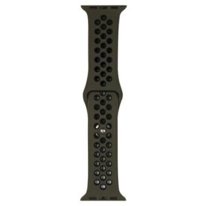 Beline apyrankė Apple Watch Sport silikoninė 38/40/41mm rudos ir juodos spalvos - Image 2