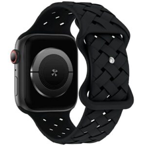 Beline apyrankė Apple Watch silikoninė Woven 38/40/41mm juodos spalvos box