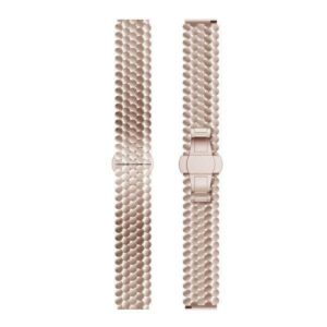Beline apyrankė Watch 20mm Metal Honeycomb rožinio aukso spalvos box - Image 2