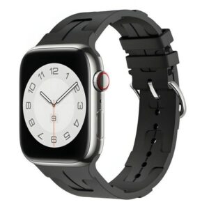 Beline apyrankė Apple Watch silikoninė Ultra 42/44/45/49mm juodos spalvos box