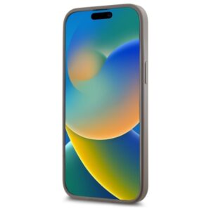 DKNY DKHMP14XPCPVSLE Apple iPhone 14 Pro Max 6.7" dėklas telefonui pilkos spalvos Leather Checkered Mono Pattern MagSafe - Image 5