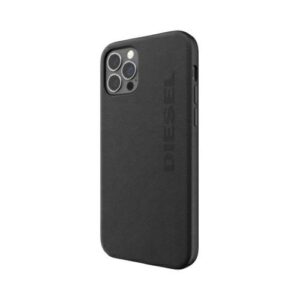 Diesel Moulded Case Premium Leather Wrap Apple iPhone 12 Pro Max dėklas telefonui juodos spalvos 42517 - Image 3