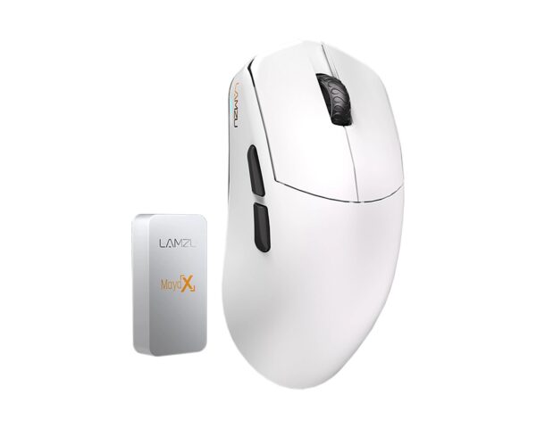 Lamzu MAYA X 8K White (Balta) Belaidė Žaidimų Pelė