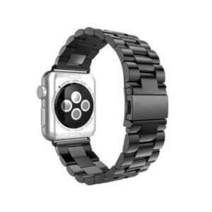 Mercury apyrankė Metal Apple Watch 42/44/45 mm juodos spalvos - Image 3