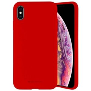 Mercury Silikoninis Apple iPhone 14 Plus 6.7" dėklas telefonui raudonos spalvos