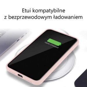 Mercury Silikoninis Apple iPhone 14 / 13  6,1" dėklas telefonui rožinės ir smėlio spalvos - Image 5