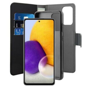 Puro Wallet Detachable Samsung A72 5G A726/A72 LTE A725 2in1 dėklas telefonui juodos spalvos SGA72BOOKC3BLK - Image 2