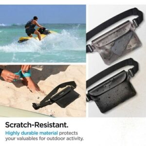 Spigen Universal Waterproof Waist Bag juodos spalvos AMP04532 - Image 4