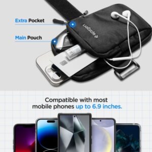 Spigen Dynamic Shield Armband dėklas telefonui juodos spalvos AMP04617 - Image 9