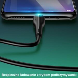 USAMS Kabelis U38 microUSB 4A Fast Charge for OPPO 1m baltos spalvos SJ375USB02 (US-SJ375) - Image 4