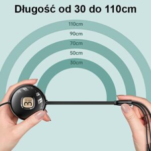 USAMS Kabelis U69 3in1 1m juodos spalvos (lightning/microUSB/USB-C) SJ508USB01 (US-SJ508) - Image 4