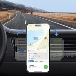 USAMS universalus magnetinis laikiklis US-ZJ075 ventiliacijos grotelėms juodos spalvos ZJ75ZJ01 - Image 7