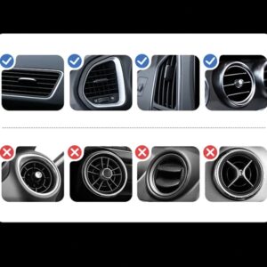 USAMS universalus magnetinis laikiklis US-ZJ075 ventiliacijos grotelėms juodos spalvos ZJ75ZJ01 - Image 9