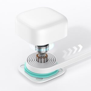 USAMS Laidinis įkroviklis 1xUSB-C su suvyniojamu kabeliu USB-C Retractable PD+QC 35W Gan Fast Charging juodos spalvos XMF Series CC202TC01 (US-CC202) - Image 3