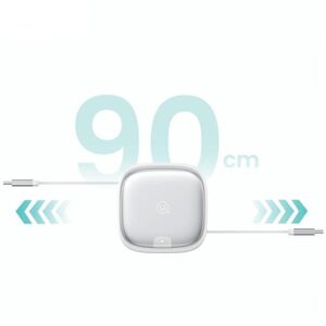 USAMS Kabelis pintas 3in1 MicroUSB/USB-C/Lightning 60W sidabro spalvos SJ650USB02 (US-SJ650) - Image 4