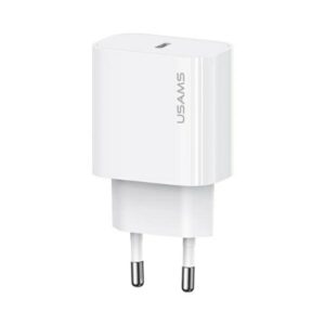 USAMS Ład. siec. 1xUSB-C T65 PD20W PD Fast Charging US-CC226 + kabel USB-C/USB-C US-SJ711 60W baltos spalvos Yi Series OYXLTZ01 - Image 2