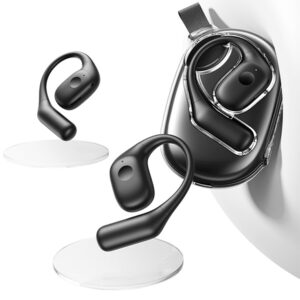USAMS ausinės Bluetooth 5.3 G26 OWS belaidės juodos spalvos BHUUG01 - Image 3