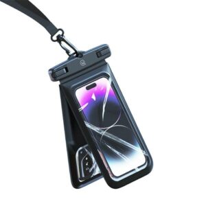 USAMS vandeniui atsparus dėklas 6.7" IP68 juodos spalvos FSD1401 (YD014) - Image 5