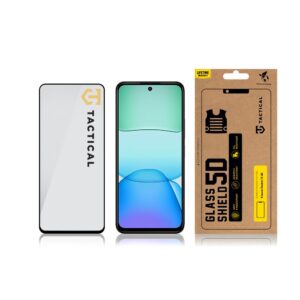 Tactical Apsauginis stiklas Shield 5D skirtas Xiaomi Redmi 13 4G su juodos spalvos krašteliu - Image 2