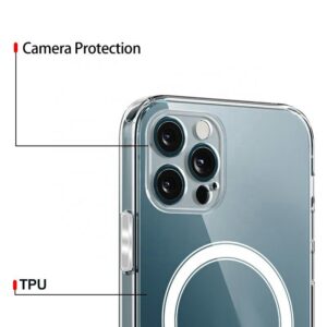 MagSafe Case dėklas jūsų telefonui Apple iPhone 13 Pro skaidrus - Image 3