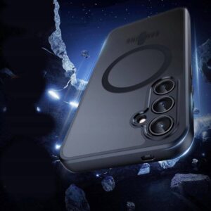 Motorola Moto EDGE 50 NEO Tech-Protect Magmat MagSafe (Matte) dėklas telefonui juodos spalvos