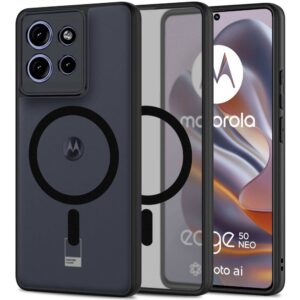 Motorola Moto EDGE 50 NEO Tech-Protect Magmat MagSafe (Matte) dėklas telefonui juodos spalvos - Image 4