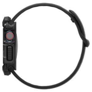 Dėklas Apple Watch 10 (46mm) Spigen Rugged Armor Matte black - Image 5
