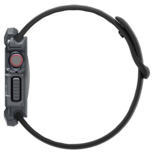 Dėklas Apple Watch 10 (46mm) Spigen Rugged Armor Dark gray - Image 6