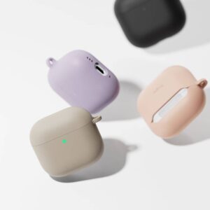Apple AirPods 4 Ringke silikoninis dėklas jūsų ausinėms smėlio spalvos - Image 5
