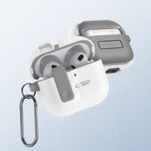 Apple AirPods 4 Tech-Protect Slim Hook dėklas jūsų ausinėms baltos spalvos - Image 3
