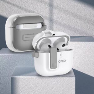 Apple AirPods 4 Tech-Protect Slim Hook dėklas jūsų ausinėms baltos spalvos - Image 7