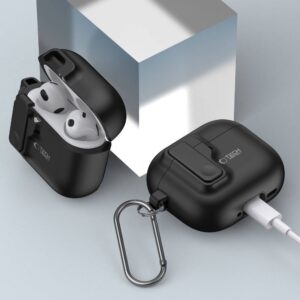 Apple AirPods 4 Tech-Protect Slim Hook dėklas jūsų ausinėms juodos spalvos - Image 6