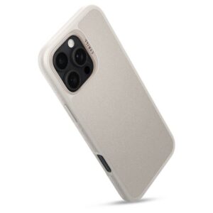 Apple iPhone 16 Pro Max Spigen Cyrill Kajuk MagSafe dėklas jūsų telefonui kreminės spalvos - Image 5