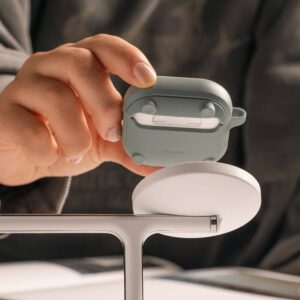 Dėklas skirtas Apple AirPods 4 Ringke Onyx Magnetic MagSafe Warm pilkos spalvos - Image 7