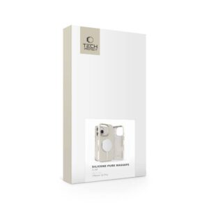 Apple iPhone 16 Pro Tech-Protect Silicone Pure MagSafe Cosmic Latte - Image 4