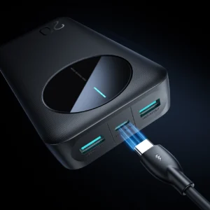 Powerbank Joyroom JR-PBF14 20000mAh 2.4A 2x USB-A 1x USB-C - juodos spalvos - Image 8