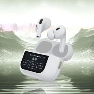Dudao U19 in-ear TWS wireless Bluetooth 5.3 headphones with LED display - white - Image 6