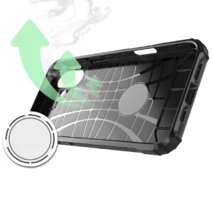 Hybrid Armor Apple iPhone 16 Plus - dėklas telefonui juodos spalvos - Image 6