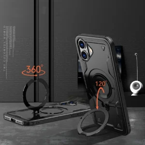 Hybrid Armor Trendy MagSafe Apple iPhone 16 Plus - dėklas telefonui juodos spalvos - Image 3