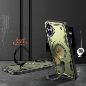 Hybrid Armor Trendy MagSafe Apple iPhone 16 Plus - dėklas telefonui žalios spalvos - Image 3