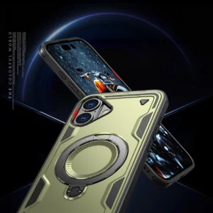 Hybrid Armor Trendy MagSafe Apple iPhone 16 Plus - dėklas telefonui žalios spalvos - Image 5