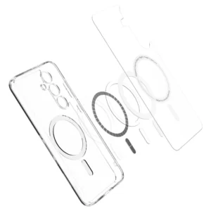 Spigen Ultra Hybrid Mag MagSafe Samsung Galaxy S24 FE - dėklas teleofnui baltos spalvos - Image 7