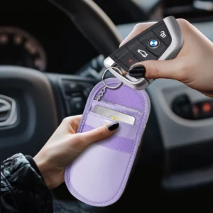 Tech-Protect KLR100 RFID Blocking Car Key - dėklas violetinės spalvos - Image 5
