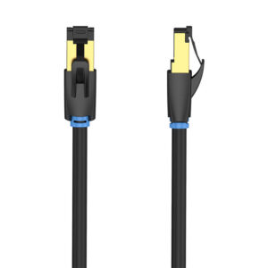 Tinklo kabelis CAT8 SFTP Vention IKABI RJ45 Ethernet 40Gbps 3m juodos spalvos